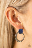 Glow Roll - Blue Earrings