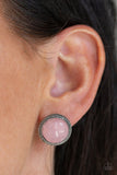 Desert Dew - Pink Earrings