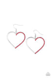 First Date Dazzle - Red Earrings