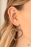 First Date Dazzle - Red Earrings