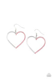 First Date Dazzle - Pink Earrings