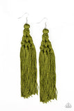 Magic Carpet Ride - Green Earrings