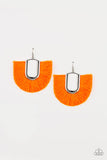 Tassel Tropicana - Orange Earrings