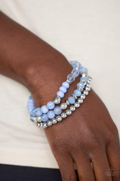 Sugary Shimmer - Blue Bracelet