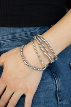 Fiercely Frosted - Silver Bracelet