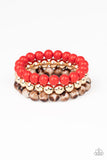 Courageously Couture - Red Bracelet