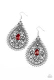 Eden Glow - Red Earrings