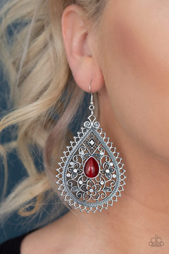 Eden Glow - Red Earrings