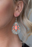 Modern Garden - Orange Earrings