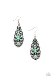 Fantastically Fanciful - Green Earrings