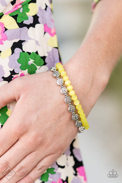 Dewy Dandelions - Yellow Bracelet