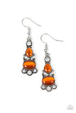 Push Your LUXE - Orange Earrings