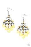 Dip It Glow - Yellow Earrings