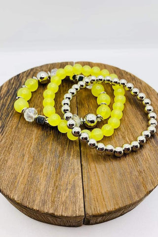 CUBE Your Enthusiasm - Fashion Fix Exclusive - August 2023 - Yellow Bracelet