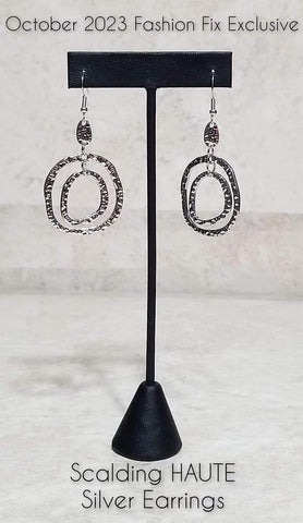 Scalding HAUTE - Fashion Fix Exclusive October 2023 - Silver Earrings