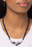 Pampered Pearls - Fashion Fix Exclusive February 2024 - Blue Necklace