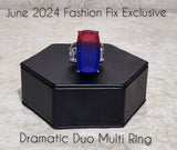 Dramatic Duo - Fashion Fix Exclusive June 2024 - Multi Ring