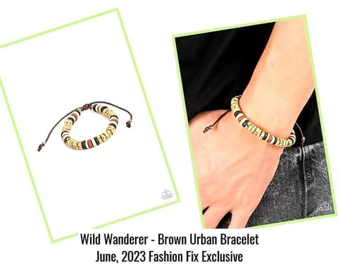 Wild Wanderer - Fashion Fix Exclusive June 2023 - Brown Bracelet