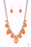 Venetian Vacation - Fashion Fix Exclusive February 2024 - Orange Necklace