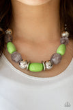 South Shore Sensation - Green Necklace