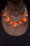 Venetian Vacation - Fashion Fix Exclusive February 2024 - Orange Necklace