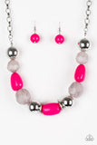 South Shore Sensation - Pink Necklace