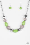 South Shore Sensation - Green Necklace