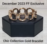 Chic Collection - Fashion Fix Exclusive December 2023 - Gold Bracelet