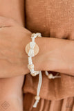 The Road KNOT Taken - White Bracelet