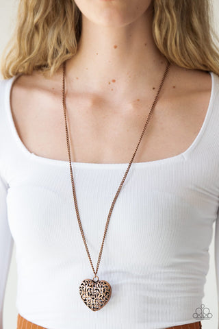 Victorian Virtue - Copper Necklace