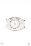 Wall Street Whimsical - White Ring