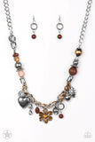 Charmed, I Am Sure-Brown Necklace