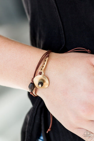 Trail Trek - Brown Bracelet