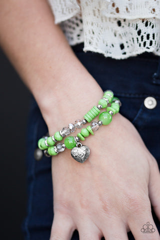 Writing My Own Love Story - Green Bracelet