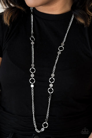 Stylishly Steampunk-Silver Necklace