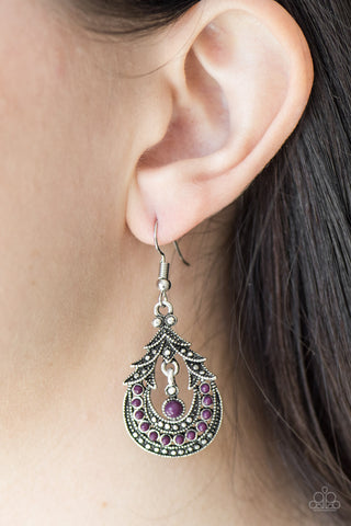 Holi-Purple Earrings