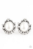 Poshly Princess - White Earrings
