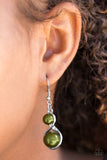 Set The Stage - Green Earrings