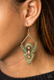 Desert Dynasty - Brown Earrings