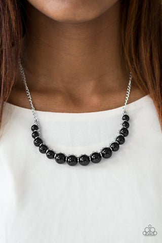 The FASHION Show Must Go On!-Black Necklace
