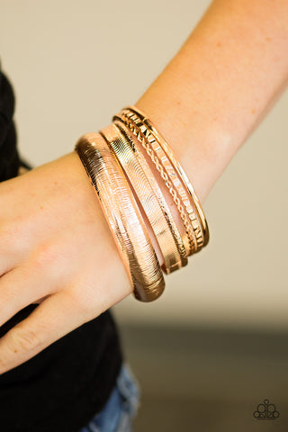 Standout Shimmer - Gold Bracelet