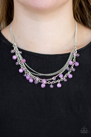 Ocean Odyssey - Purple Necklace