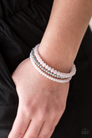 Luminous Luster - Pink Bracelet