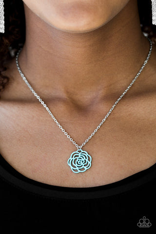 Blossom Bliss - Blue Necklace