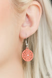 Colorfully Capricious - Orange Earrings