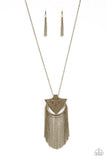Hunt Or Be Hunted - Brass Necklace