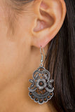 Blooming Bora Bora - Brown Earrings