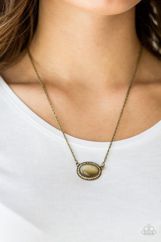 Anything GLOWS!-Brass Necklace