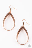 Come REIGN Or Shine - Copper Earrings