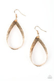 Come REIGN Or Shine - Gold Earrings